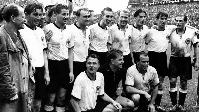 Die deutsche Weltmeister-Mannschaft 1954