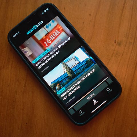 Newszone App auf dem Smartphone – eine Nachrichten-App für die Generation Z