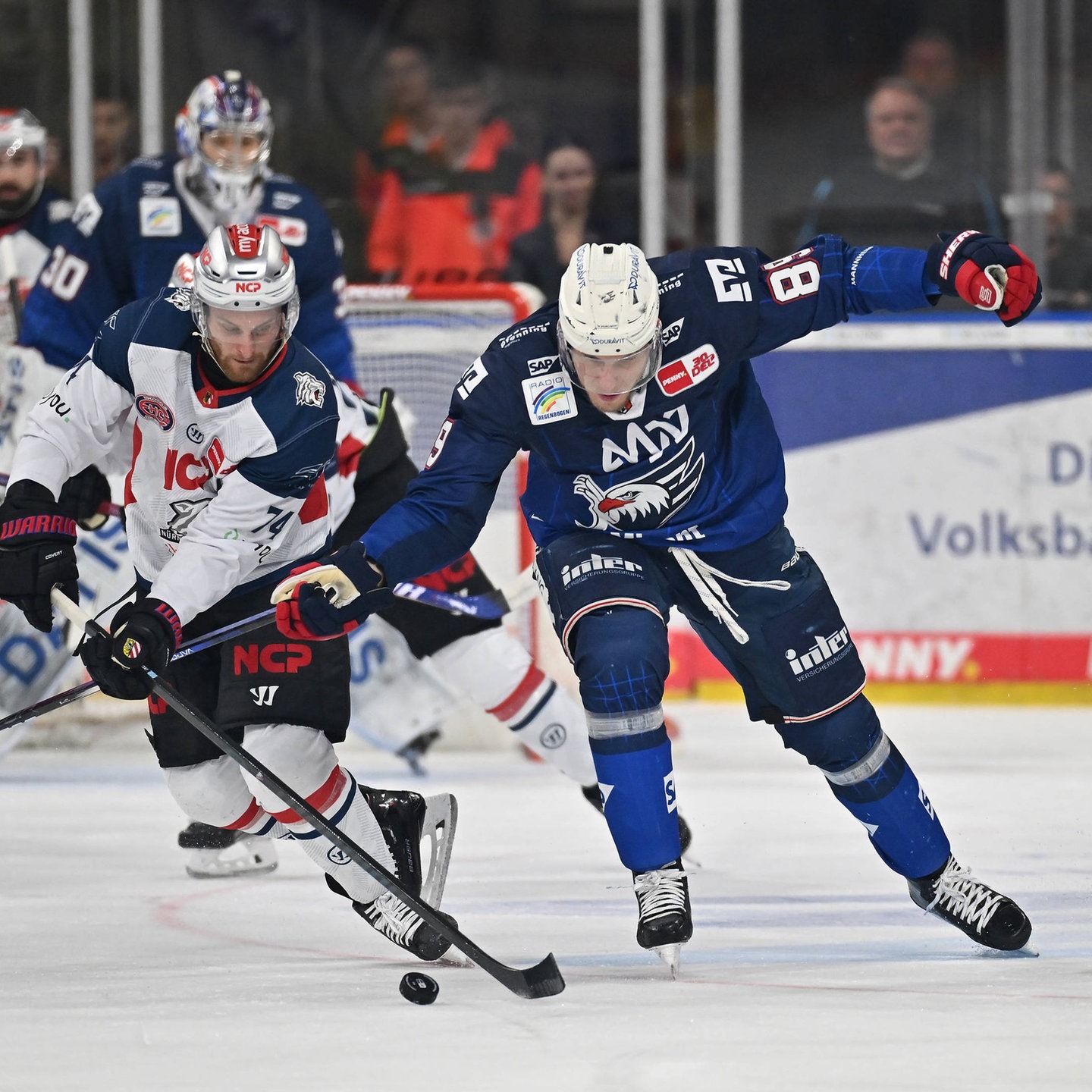 Adler Mannheim gewinnen erstes Pre Playoff gegen Nürnberg SWR Sport