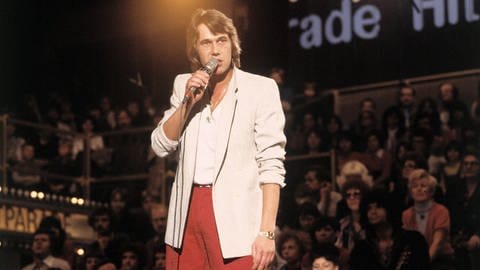 Schlagerstar Roland Kaiser singt im Fernsehen bei der ZDF Hitparade