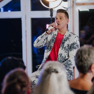 Eloy de Jong stellt sein neues Album "Viel mehr als das Beste" vor. (Foto: SWR, Ronny Zimmermann)