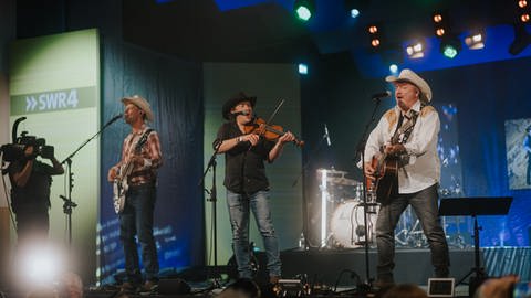 Die Country-Band Truck Stop beim GanzNah-Konzert auf dem SWR4 Festival in Hüfingen.