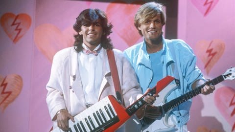 Thomas Anders und Dieter Bohlen 1985 als sie mit "Modern Talking" berühmt wurden. (Foto: picture-alliance / Reportdienste, Picture Alliance)