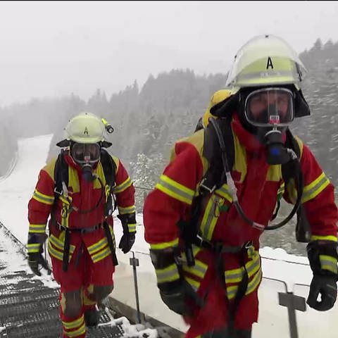 Training Schanzenlauf der Feuerwehr