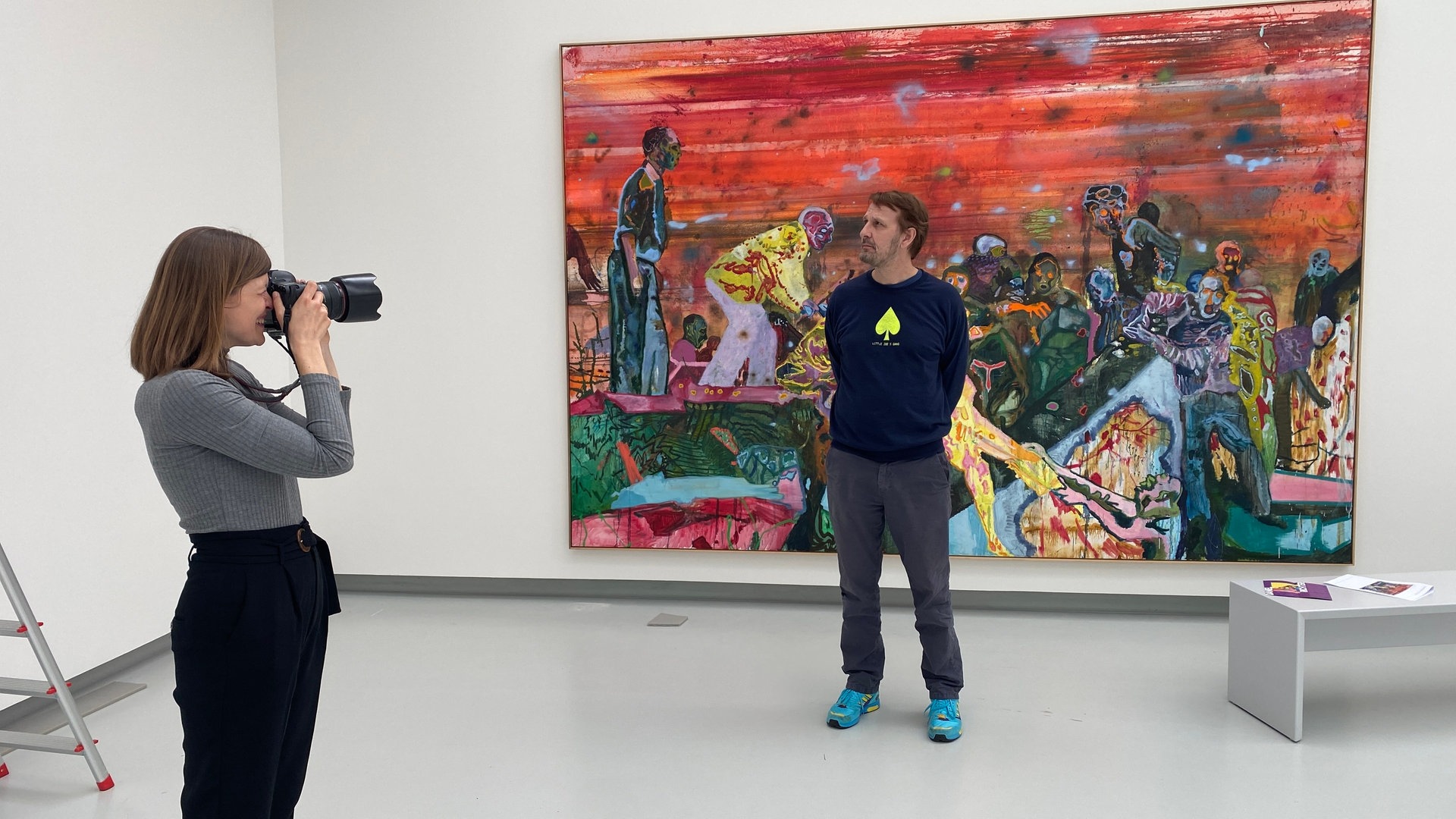 Werke von Künstler Star Daniel Richter in der Kunsthalle Tübingen SWR