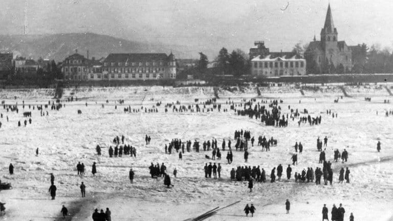 Vor 90 Jahren Als Der Rhein Zugefroren War SWR Aktuell