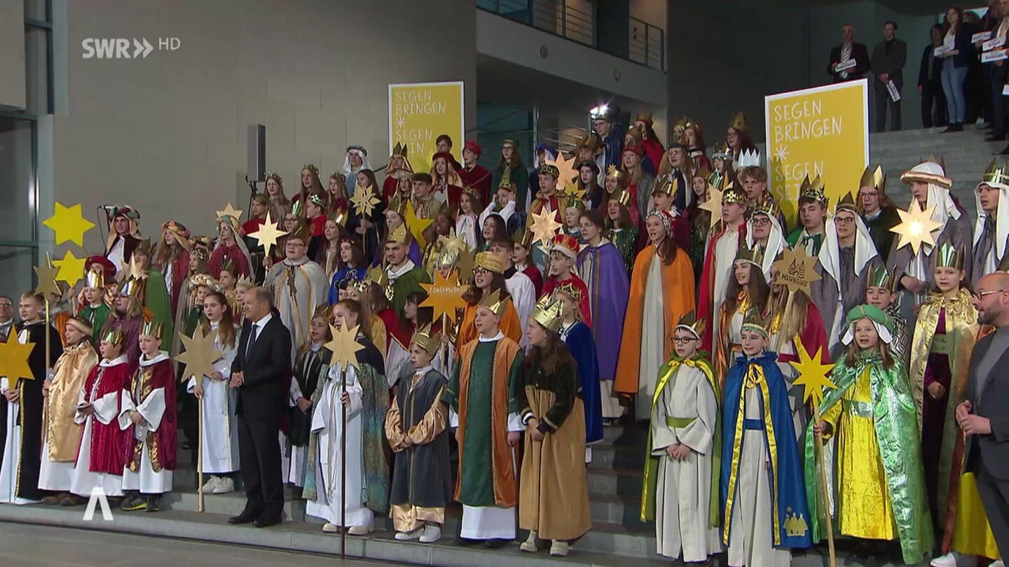 Sternsinger Aus Speyer In Berlin Bei Kanzler Scholz Swr Aktuell