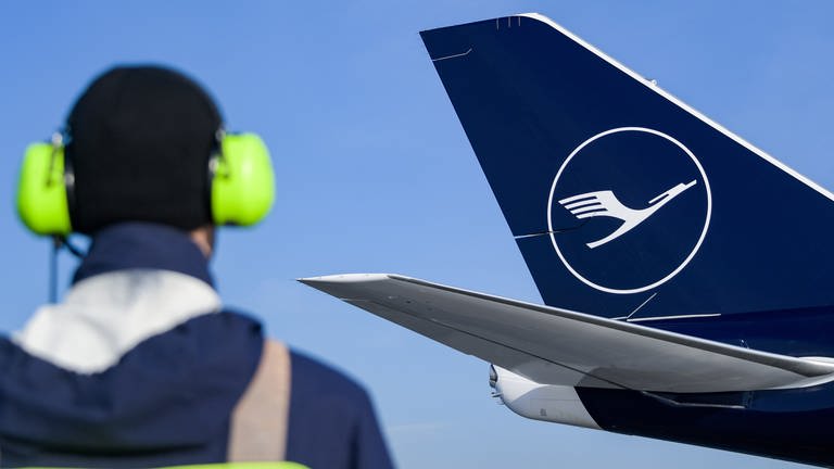 Warnstreik beim Lufthansa-Bodenpersonal