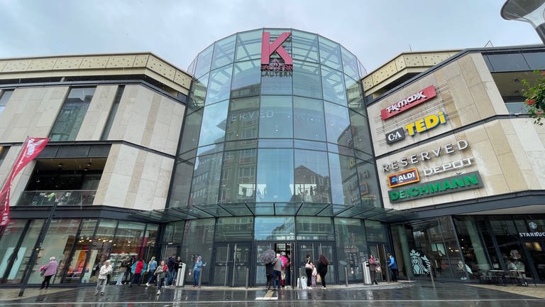 Das Einkaufszentrum "K in Lautern", besser bekannt auch als Mall 