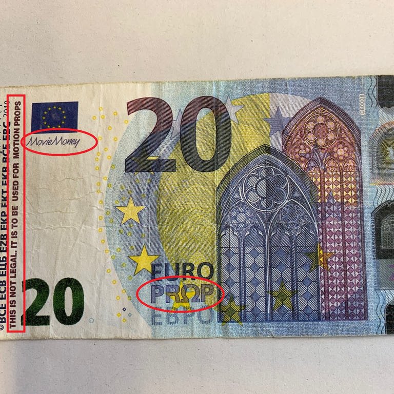Falschgeld 20 Euro Schein