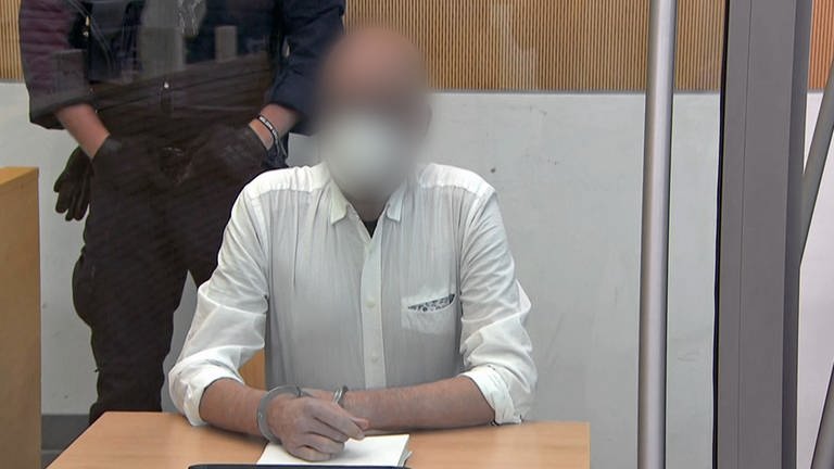 Der Angeklagte beim Prozess zur Amokfahrt im Landgericht Trier