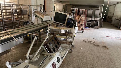 Das Krankenhaus in Trier-Ehrang wurde durch die Flut in großen Teilen zerstört. (Foto: SWR, Ansgar Zender)