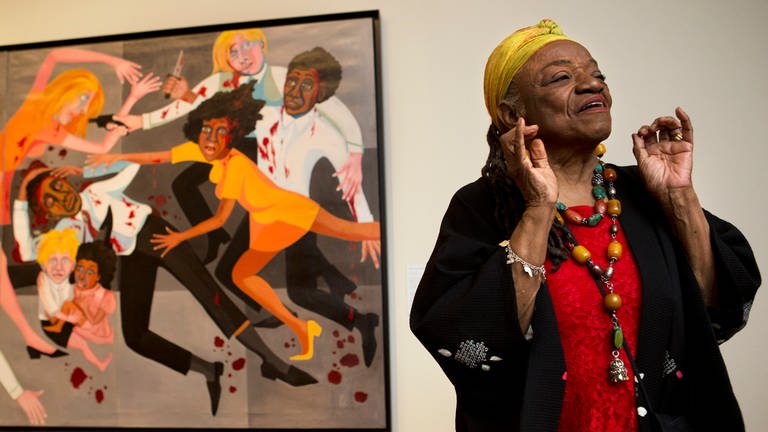 Afroamerikanische Kunst (Foto: picture-alliance / Reportdienste, ASSOCIATED PRESS | Jacquelyn Martin)