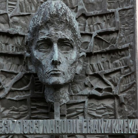 Gedenktafel amGeburtshaus von Franz Kafka