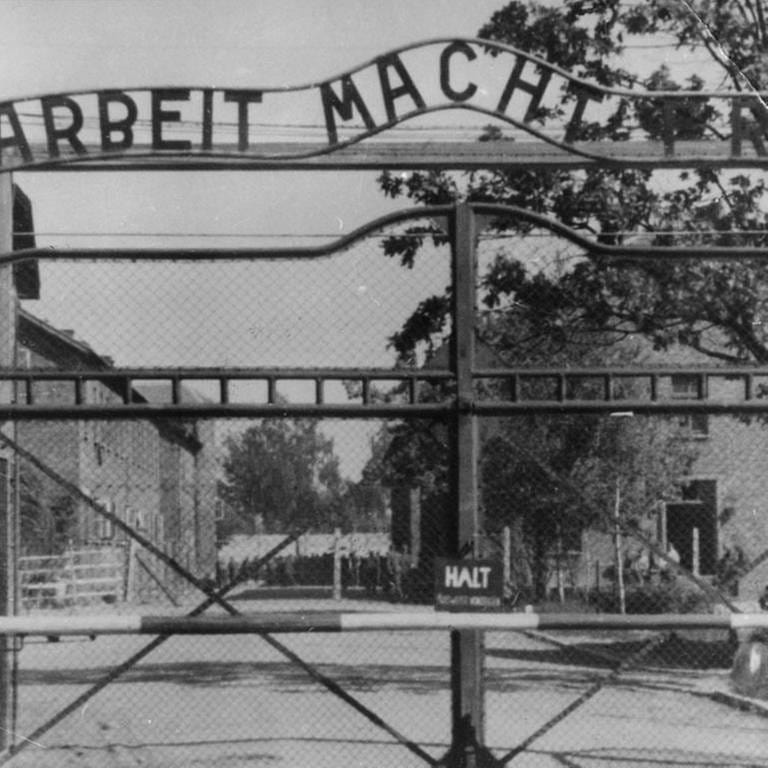 Haupttor des Nazi-Todeslagers Auschwitz