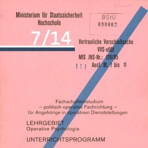 Stasi-Akte Audiofolge 7