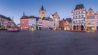 Blick auf den Hauptmarkt in Trier