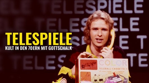 Cover zur Dokumentation "Telespiele - Kult in den 70ern mit Gottschalk"