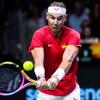 Rafael Nadal während des Davis Cup