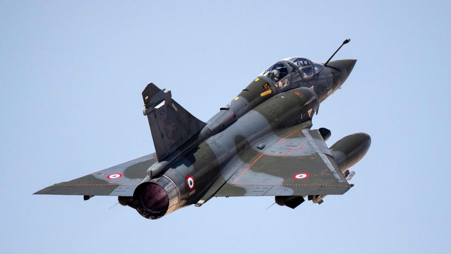 Eine Mirage der französischen Luftwaffe
