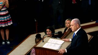 Benjamin Netanyahu vor dem US-Kongress