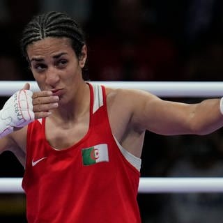 Algeriens Boxerin Imane Khelif