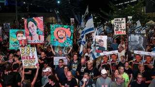 Demonstration in Tel Aviv für die Freilassung der Geiseln