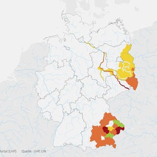 Warnkarte Hochwasser (Stand: 17.9.24 16.18)