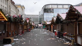 Der Weihnachtsmarkt in Magdeburg nach dem Attentat