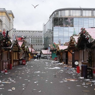 Der Weihnachtsmarkt in Magdeburg nach dem Attentat