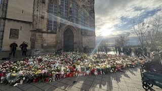 Gedenken Johanniskirche nach dem Anschlag in Magdeburg