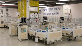 Betten im Krankenhaus in Tel Aviv