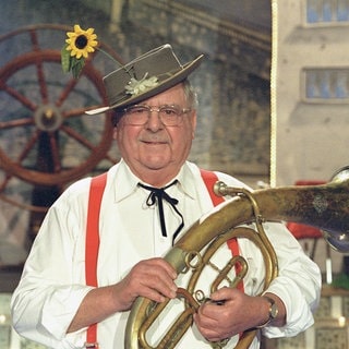 Karle Maurer aus Konstanz mit Tuba