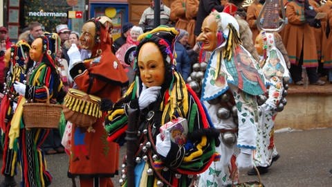 Fransenkleidle bei der Fastnacht in Rottweil