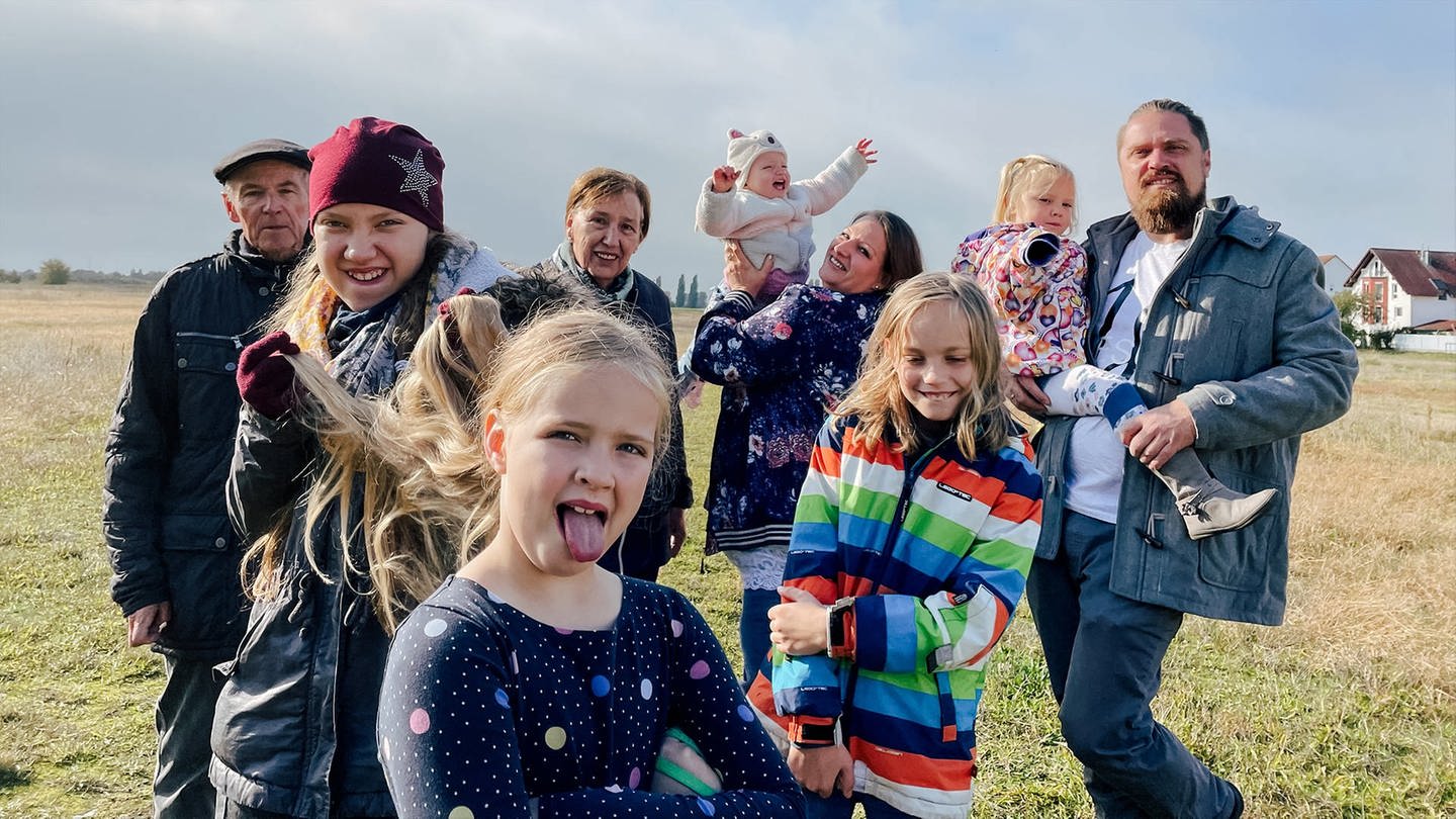 Großfamilie: Annika und Michael aus Hockenheim haben fünf Kinder.