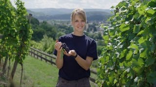 Stephanie Johaentges ist auf dem Winzerhof Löwener Mühle in Igel an der Mosel aufgewachsen