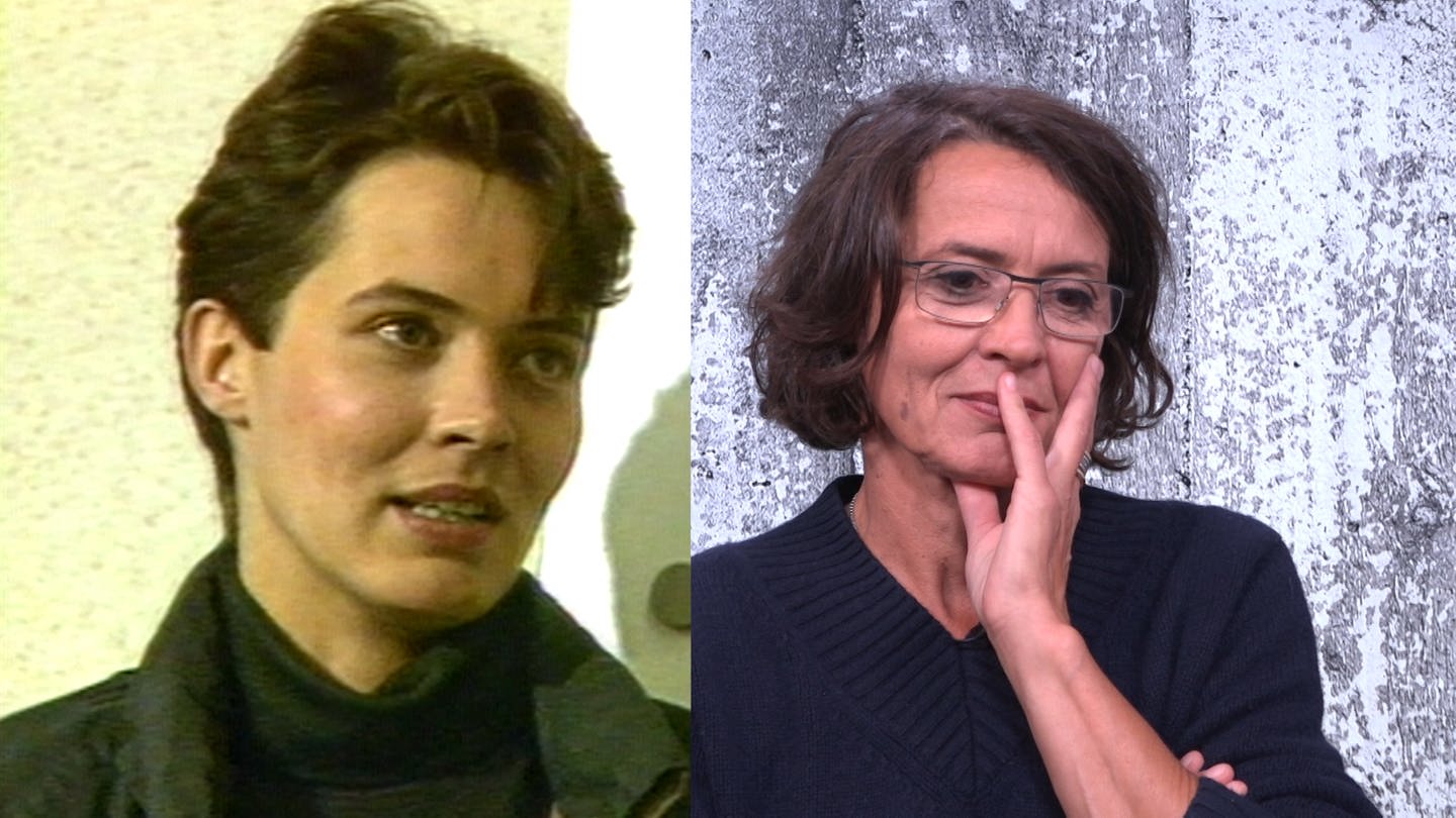 Eine Tatort-Kommissarin, 30 Jahre Unterschied: Ulrike Folkerts alias Lena Odenthal 1989 und 2019