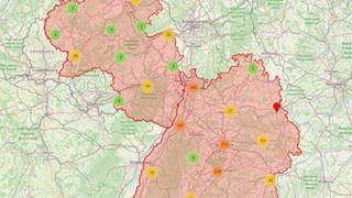 RADar!-Karte mit Meldungen der Nutzer*innen zu Gefahrenstellen im Radverkehr - SWR Mitmachaktion #besserRadfahren