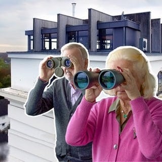 Klaus und Jutta Greinert leben in einem ehemaligen Hochbunker aus dem Zweiten Weltkrieg.