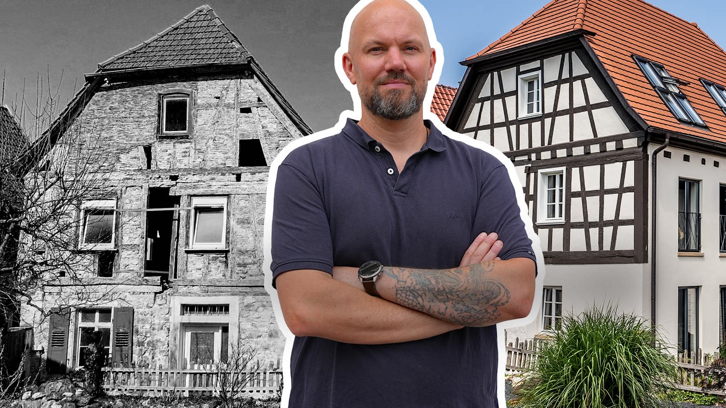 Christoph hat eine 500 Jahre alte Ruine gekauft und sie zum Traumhaus umgebautChristoph hat eine 500 Jahre alte Ruine gekauft und sie zum Traumhaus umgebaut.