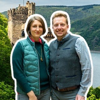 Room Tour: Marco und Cora vor Burg Rheinstein