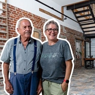 Egon und Heidrun wohnen im sanierten Schloss Hürbel