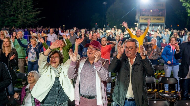 Das Publikum am zweiten Tag des SWR Sommerfestivals