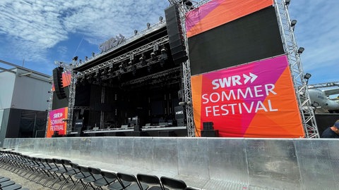 Die Bühne des SWR Sommerfestivals in Speyer