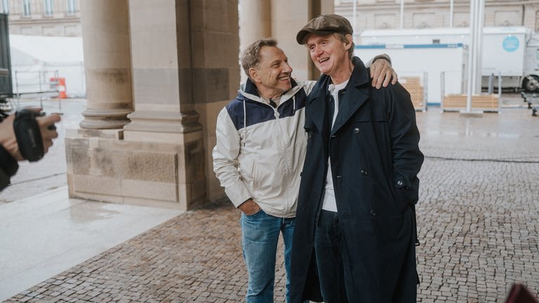 Die große SWR Tatort Premiere „Lass sie gehen“ auf der Stuttgarter Schlossplatz.