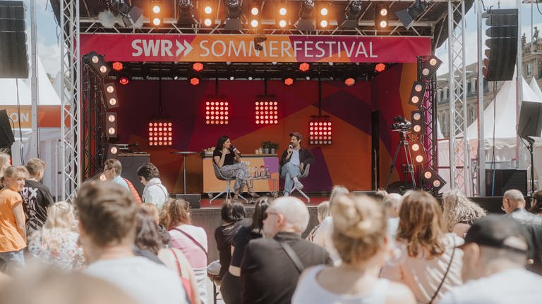 Die Highlights der Festivalmeile auf dem SWR Sommerfestival in Stuttgart 2024. ©SWRRonny Zimmermann