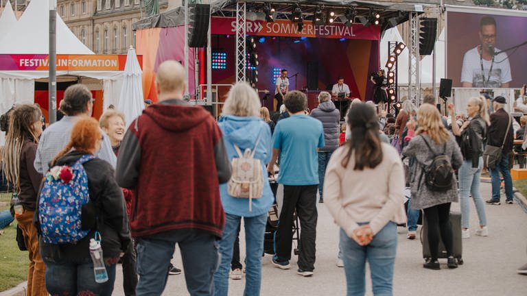 Die Highlights der Festivalmeile vom SWR Sommerfestival 2024 in Stuttgart. ©SWRRonny Zimmermann