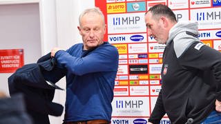 Christian Streich (li.) und Frank Schmidt