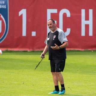 Trainer Frank Schmidt vom 1.FC Heidenheim 