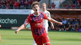 Fußballprofi Paul Wanner vom 1. FC Heidenheim